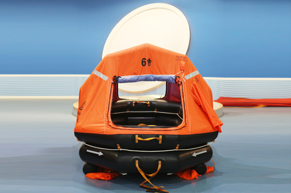 KHZ型自扶正式气胀救生筏